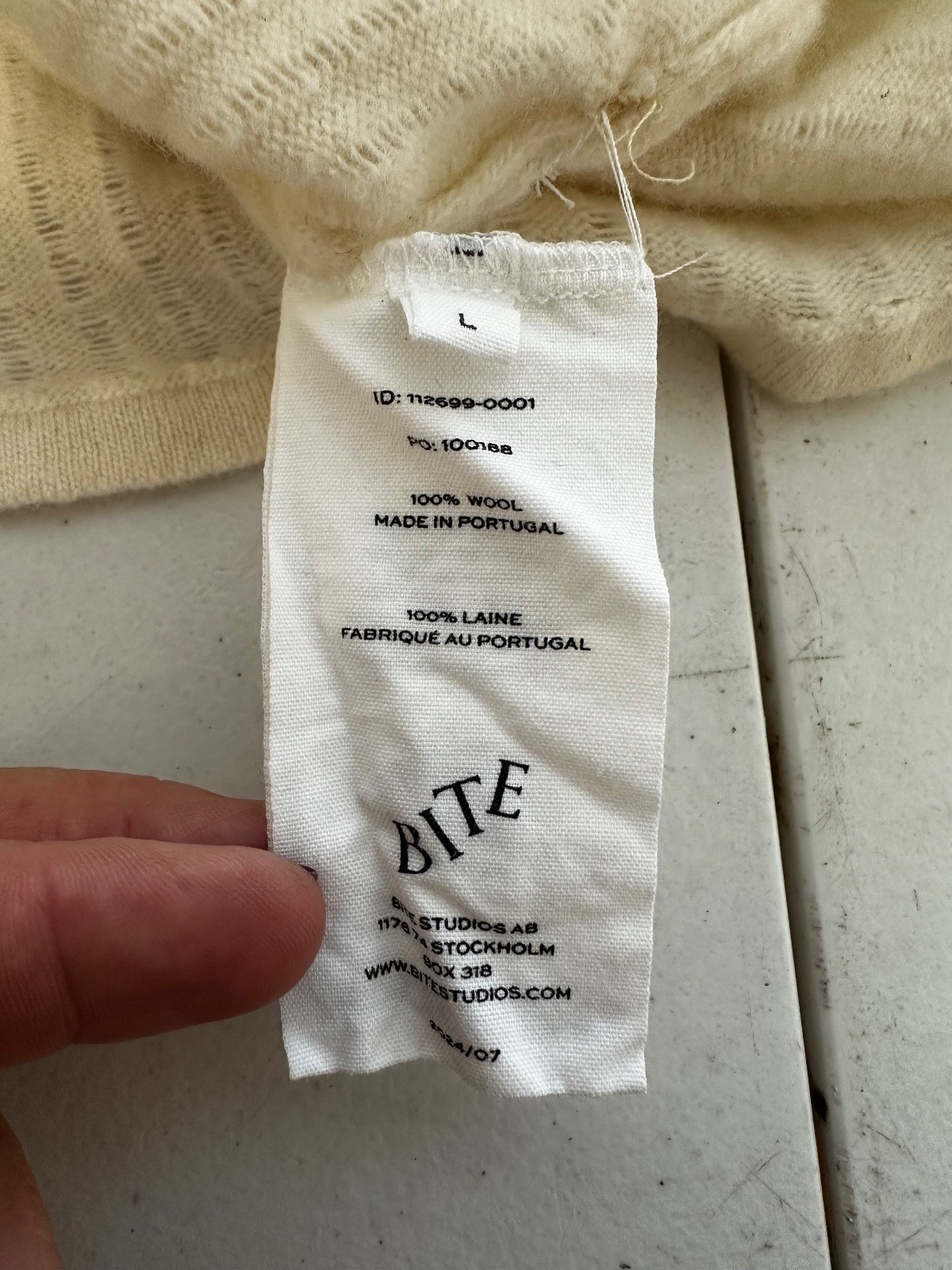 Bite Studios 100% Wool Luxe Button Front Cardigan… - image 8