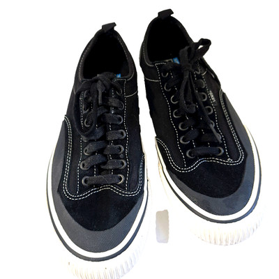 Vans Destruct SF Black Canvas Suede Skate Shoes VN0A4BTLVQE Ultra Cush M8.5 W10