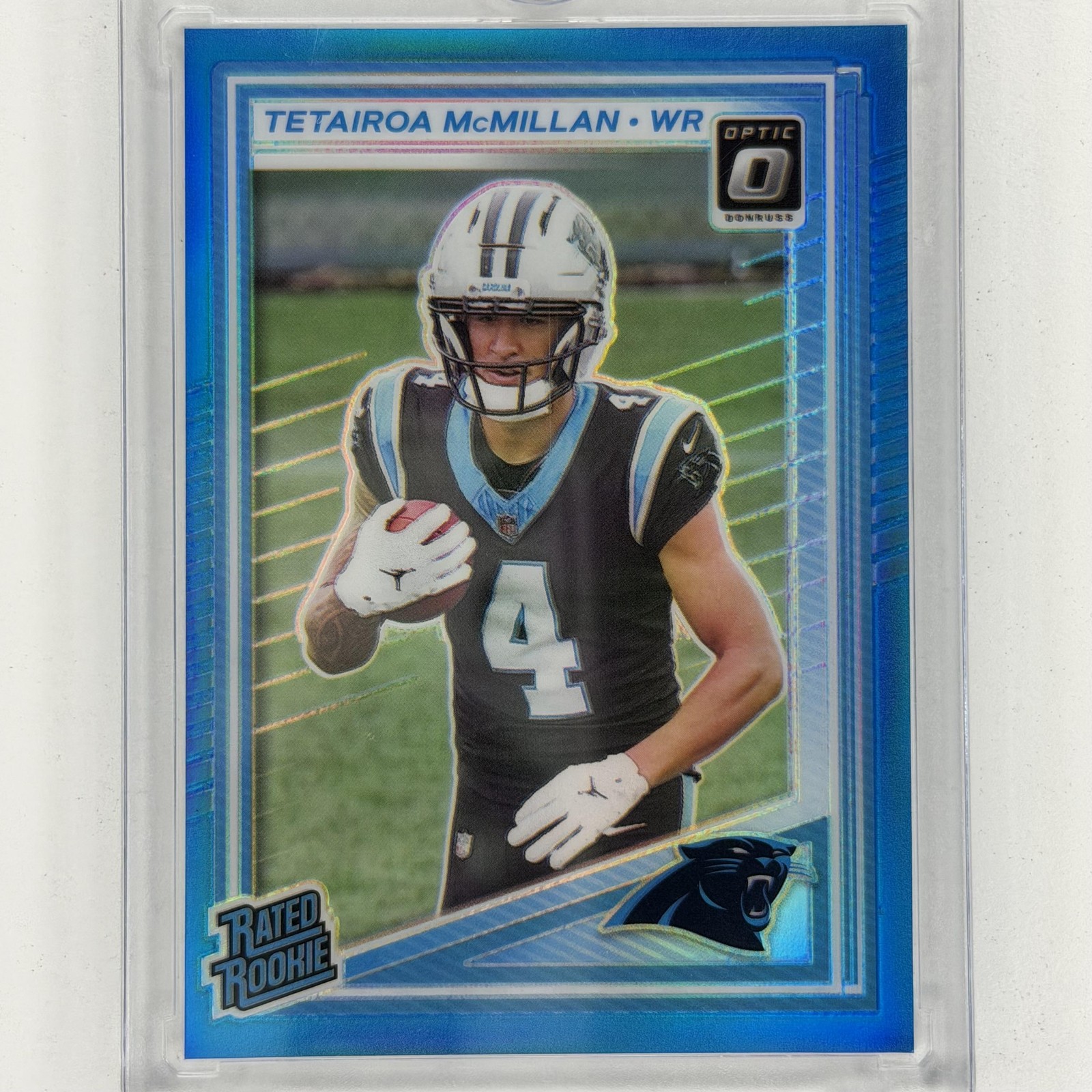 2025 Donruss Optic Rated Rookie #209 Tetairoa McMillan Aqua /349 Panthers