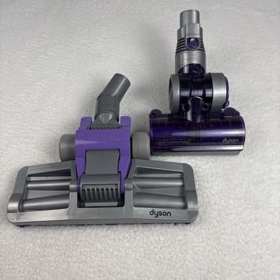 2 Dyson Vacuum Mini Turbine & Flat Out Low Reach Bare Floor DC07 DC14 DC17