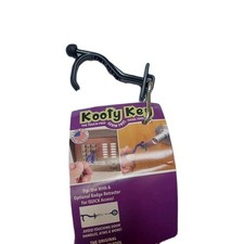 Lot Of 30 Kooty Key Touch Free Germ Free Utility Hand Tool Black Carabiner Clip