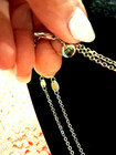 VINTAGE LOFT NECKLACE SILVER TONE W/RHINESTONE. 2003 — photo 2
