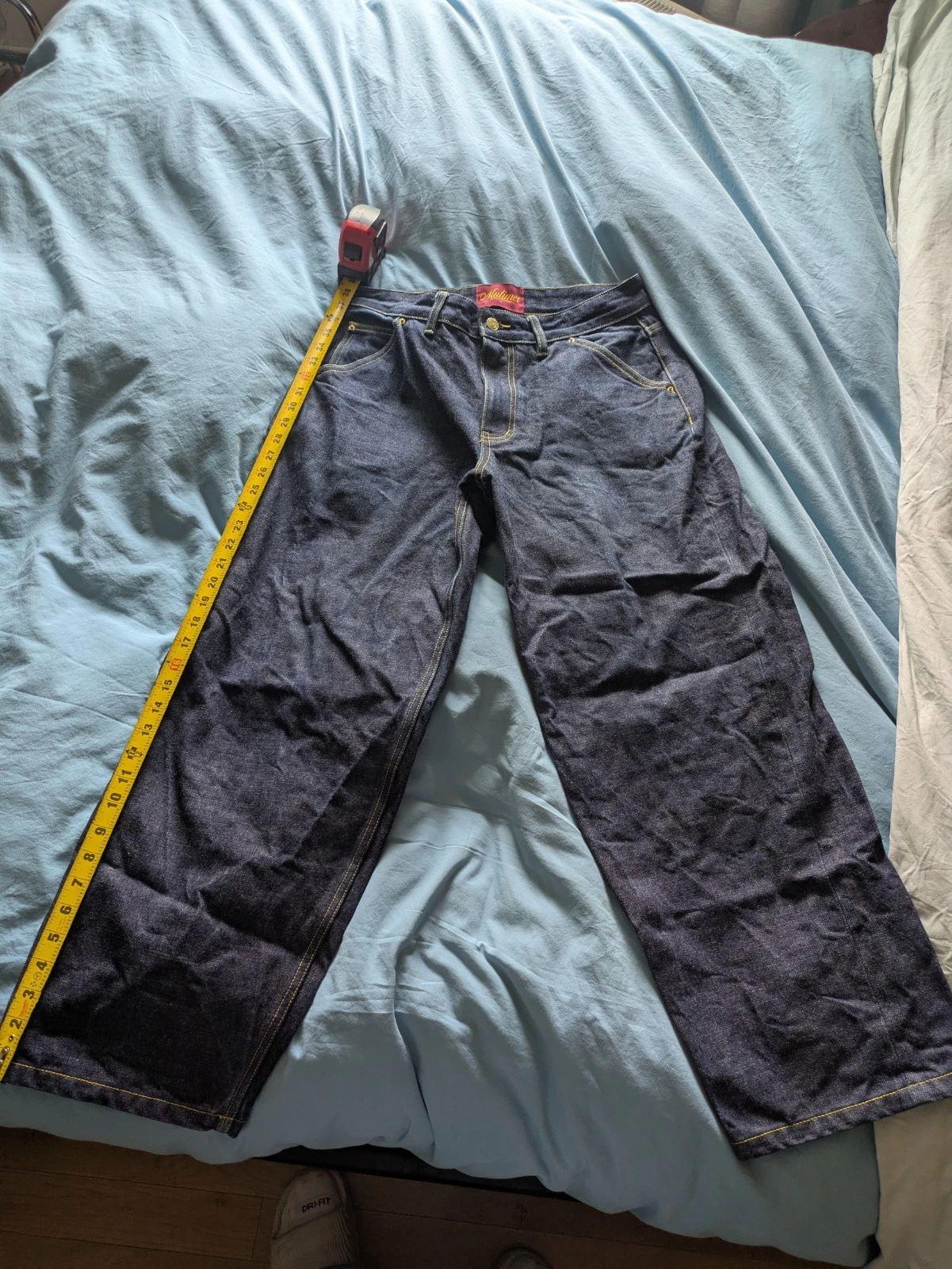 Mutimer Raw Selvidge Denim Jeans Mens Size 32 image 1