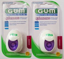 GUM Expanding Dental Floss 2030 43.3 Yd Pack 131.23 Foot of 2 , White