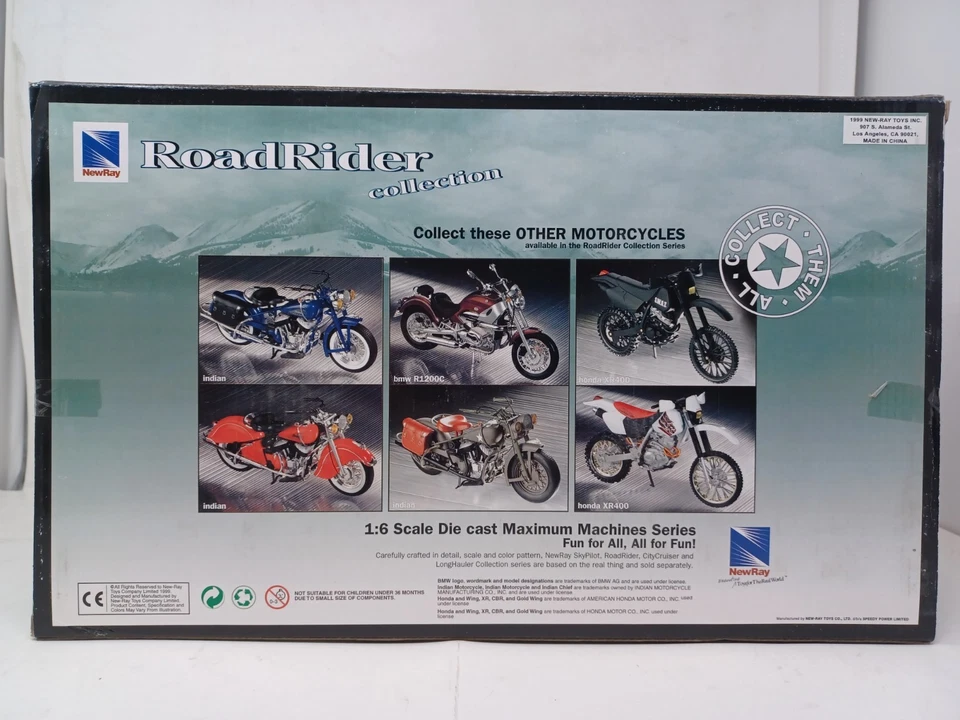 New Ray RoadRider collection BMW R1200C 1:6 DieCast in Red - Image 3 of 3