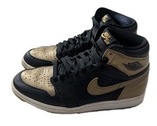 AIR JORDAN 1 RETRO HIGH OG SIZE 10 BLACK METALLIC GOLD SAIL DZ5485 071 Size 10.5