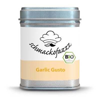 Schmackofazzz Garlic Gusto Bio 25% Knoblauch Knoblauchsalz Meersalz Würzen 90g