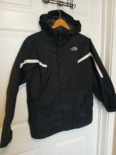 North Face HyVent Water Resistant Jacket Youth Large Black