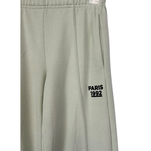 Zara Plush Pants Mint Green PARIS 1992 Sporty Lounge Sweatpants Girls Size 13-14 - Picture 8 of 12