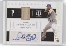 2021 Panini National Treasures Holo Silver 10/10 Noah Syndergaard Auto 0hw6