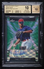 2019 Leaf Metal Draft Green Wave 3/5 Tre Fletcher BGS 10 PRISTINE Auto fm0