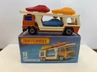 Lesney Matchbox VTG 1976 Superfast No. 11 Red 3 Car Transporter With Box England