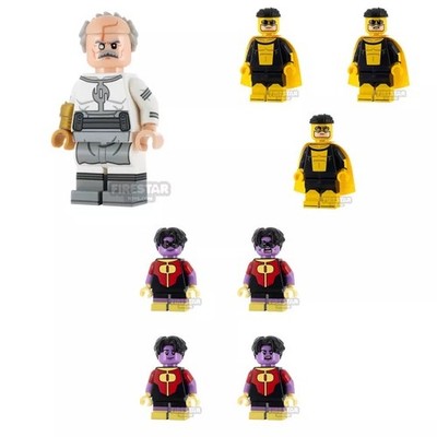 Firestar Toys Custom Pad Printed Minifigure Pack The Undefeatables 2