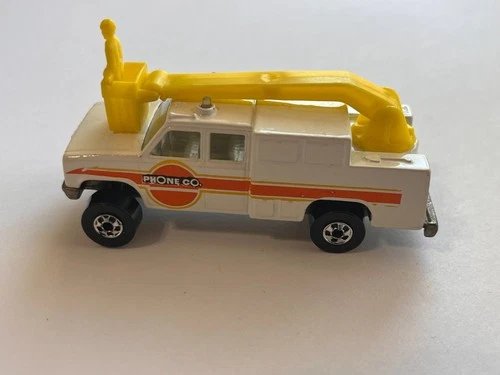 HOT WHEELS WHITE PHONE TRUCK Vintage