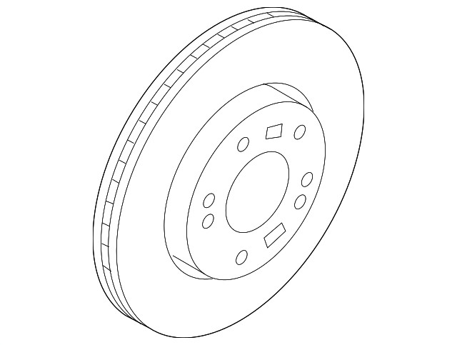 Disco de freno delantero para Kia Optima 2016-2020 (P/N 51712-C2000)