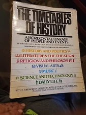 The Timetables of History by Bernard Grun (1982, Trade Paperback)