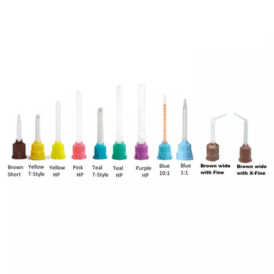 PacDent Type Dental  Mixing Tips for Impression Material, C&B, Cements 50/PK