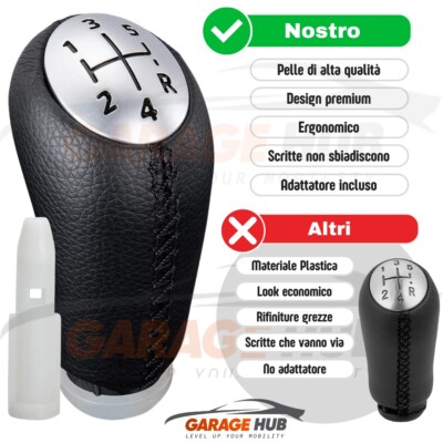 5 speed gear knob for Renault Clio 3 4 / Megane Laguna Dacia Duster Sandero