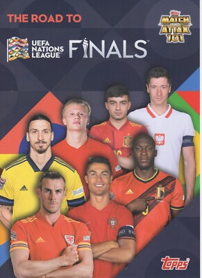 Topps Match Attax 101 Road Nations League Finals Countdown & International Stars