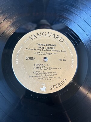Dave Loggins – Personal Belongings ~ VG/VG Reissue | eBay