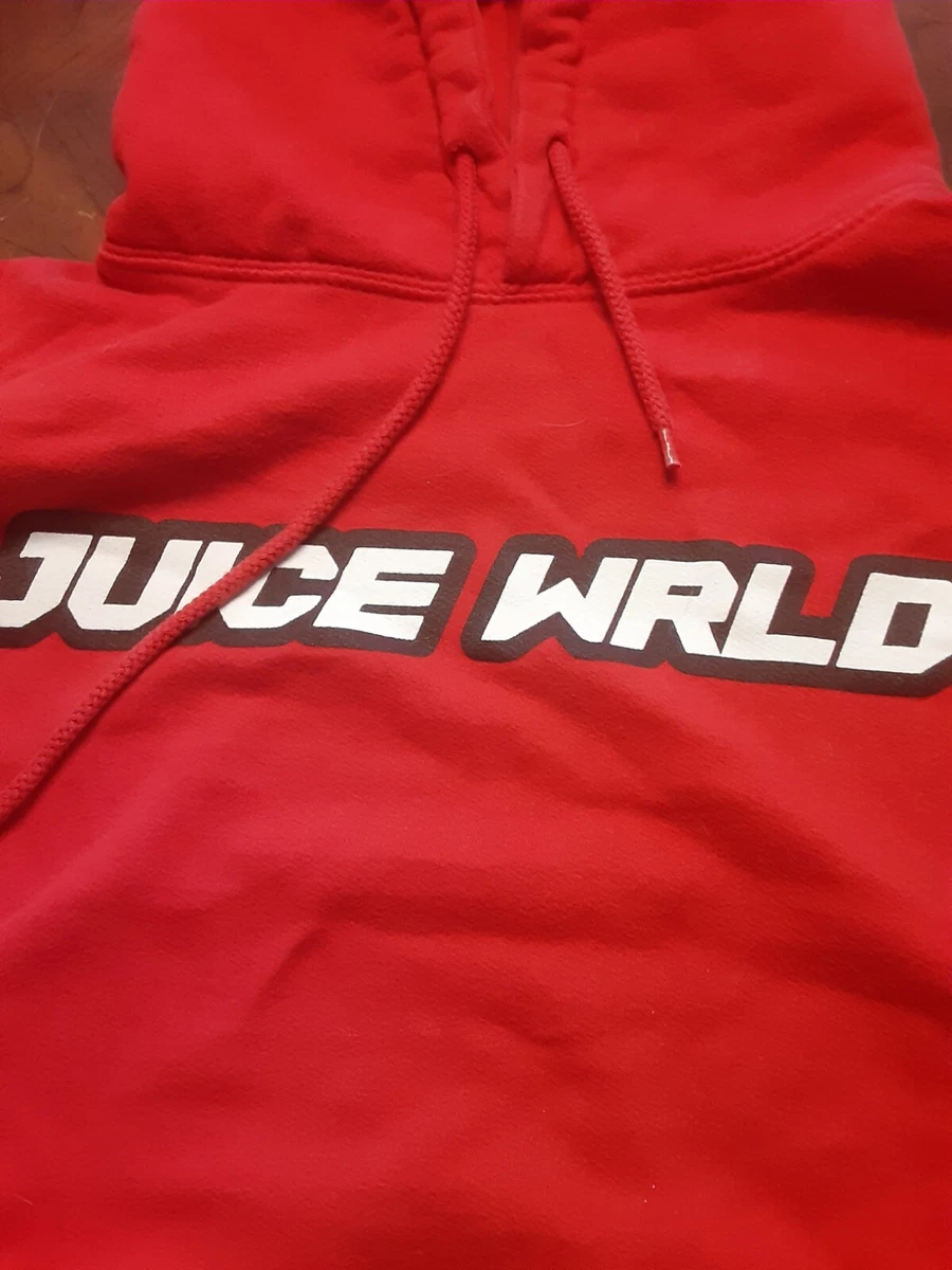 Juice wrld hotsell hoodie red