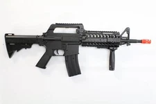 Airsoft Gun Rifle Spring Powered Fully Loaded M4-MR-733 6mm BBs USED