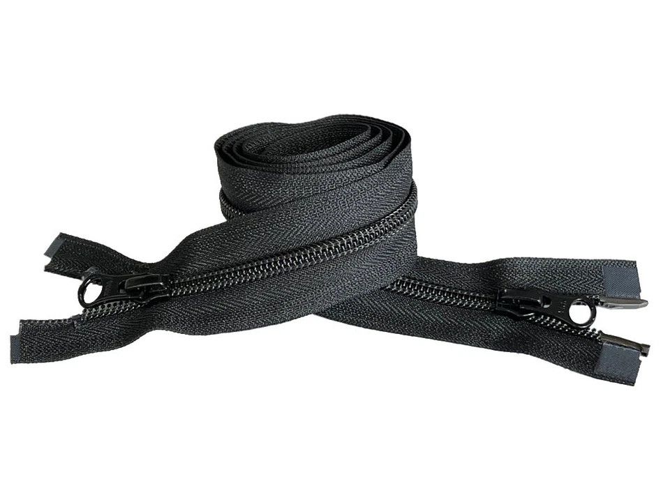 36" Jacket Zipper YKK #5 Nylon Coil Two-Way Separating Zipper Made in USA - Image 2 of 4