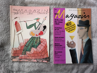 2 X Das Magazin # 05/90 u. 12/91-01/92 # Erotik, Reports, Feuilleton und Satire.