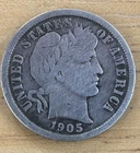 1905-S Barber Dime