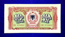 1957 ALBANIA - 10 LEK - GEM UNC - EZSA4