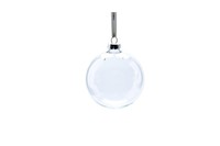 Youseexmas Glass Hanging Ball Christmas Ornaments Clear Color 8cm Sponge Pack... Youseexmas Glass Hanging Ball Christmas Ornaments Clear Color 8cm Sponge Pack...