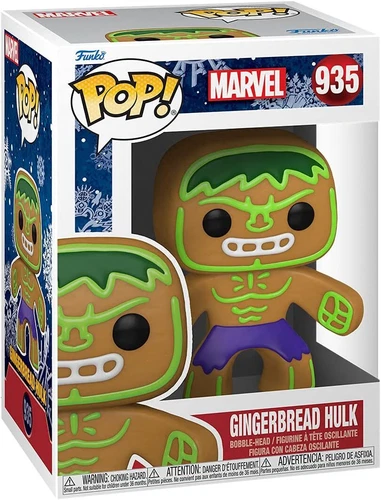 Funko Pop! Marvel: Gingerbread Hulk Vinyl Figure