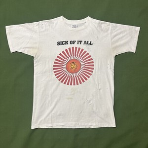 SICK OF IT ALL 90s 激レア ヴィンテージ ロンＴ　NYHC SICK OF IT ALL 90s 激レア ヴィンテージ ロンT NYHC - メルカリ