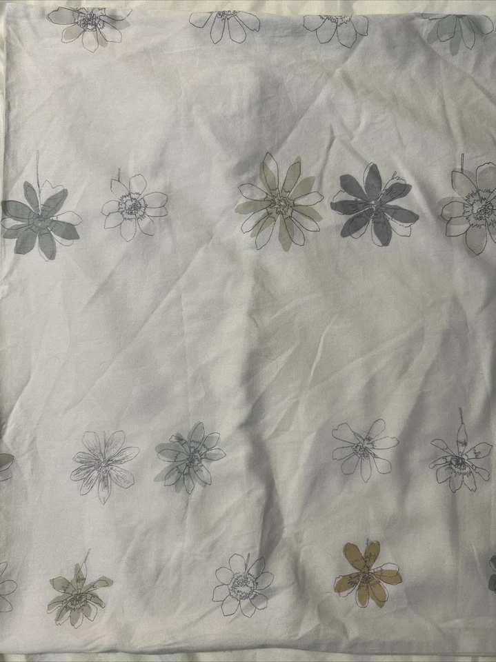 Calvin Klein Standard SHAM 20 X 25 Estampado Floral Beige 100% Algodón Lavable Foto 4 de 4