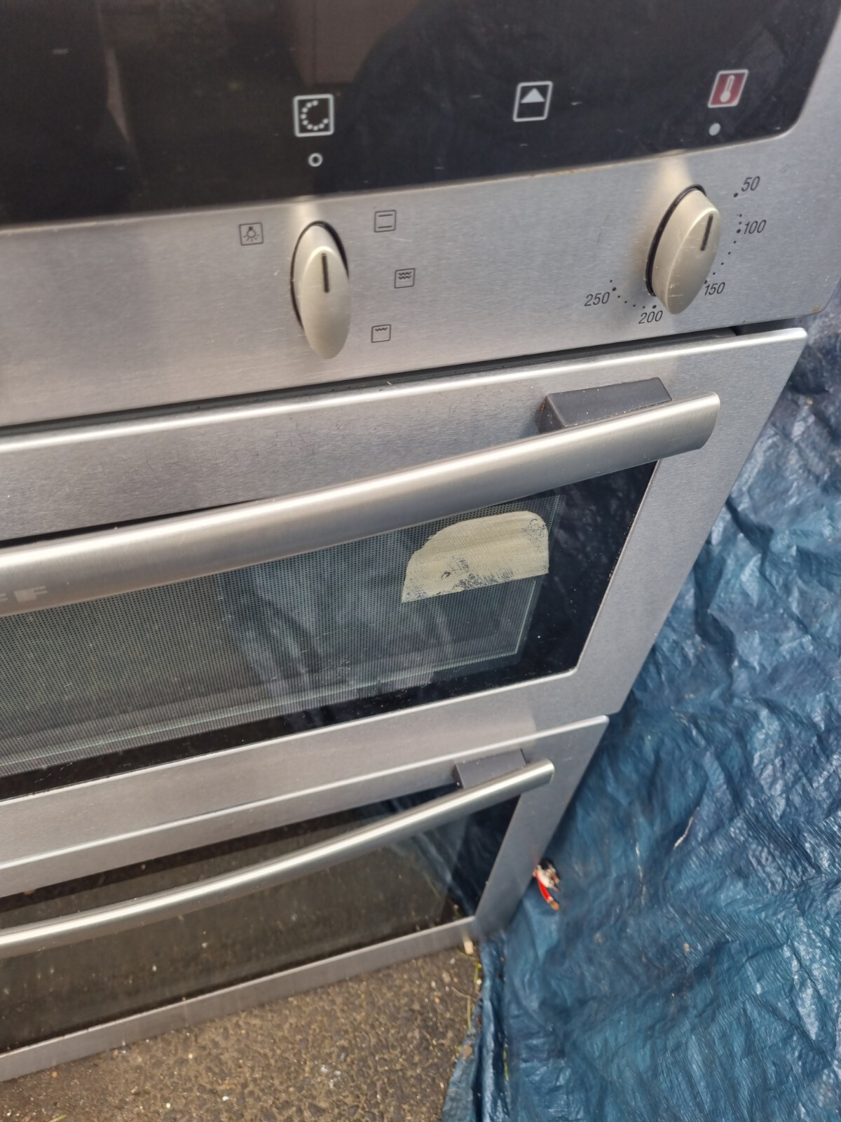 Neff Double Oven HBBAP607 COMPLETE TOP OVEN/ GRILL DOOR eBay