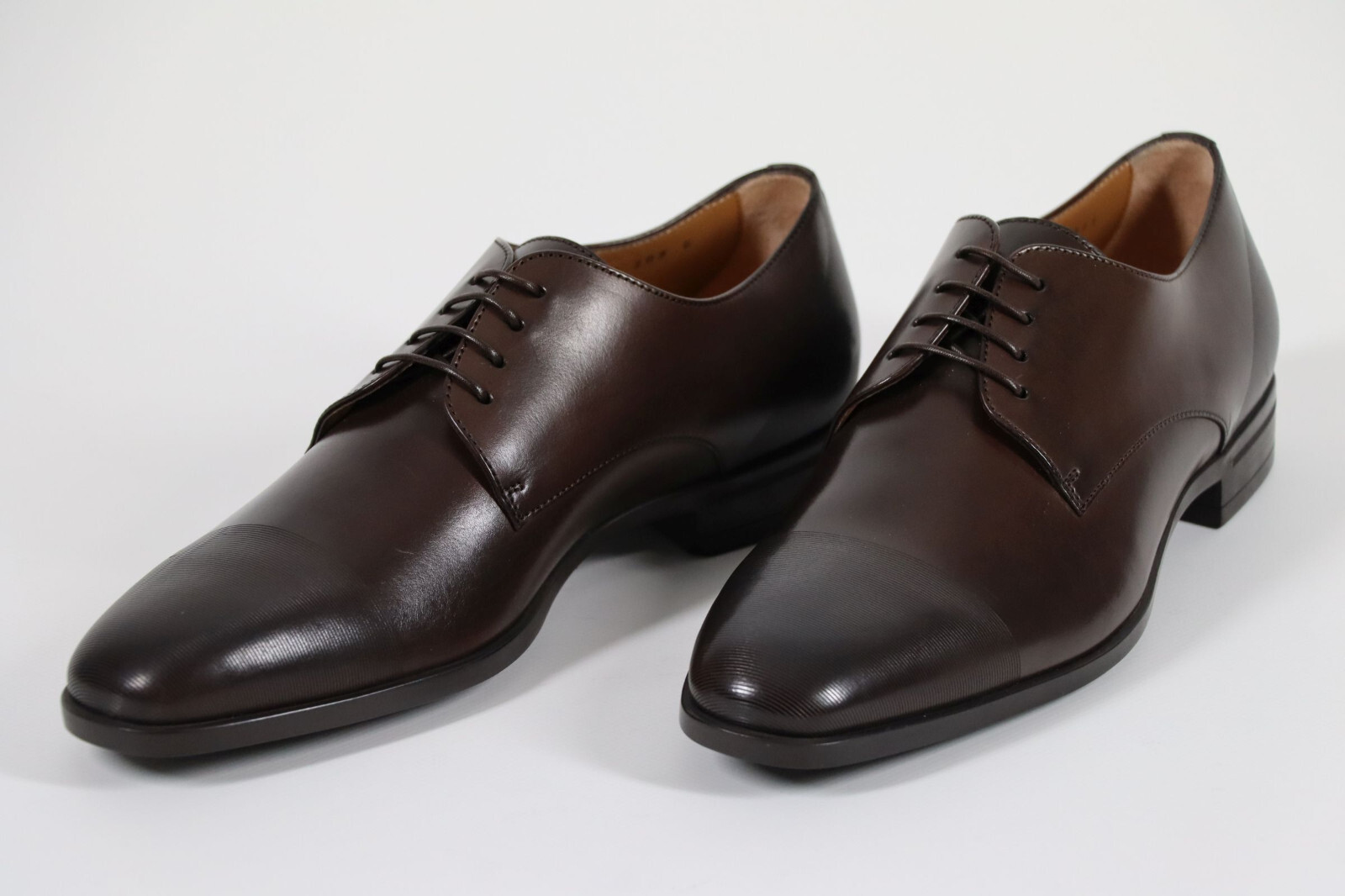 SAOLA Scarpe eleganti HUGO BOSS mod. Kensington_Derb_ctl1 taglia 40 US 7 marrone scuro