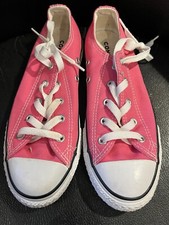 Chuck Taylor All Star Low Converse Pink Sneakers Youth Size 3 Women 5