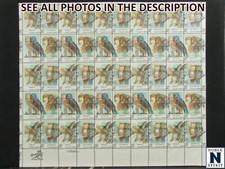 NobleSpirit US 1760-1763 Owls Major Double Error Sheet with Color & Perf Shift
