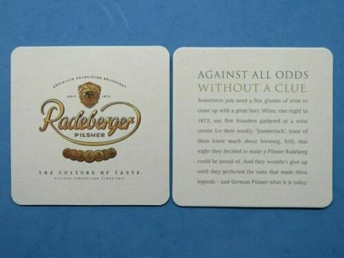 Sonstige Radeberger Bier- & Brauerei-Sammlerobjekte