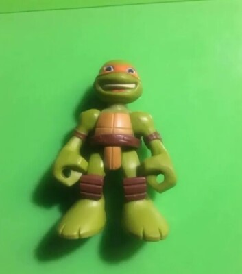 TMNT mike mikey Michelangelo Half Shell Heroes 2.5'' Figure imaginext