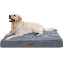 Waterproof Dog Bed Medium Size Dog Orthopedic Dog Beds for Crate with Removab...