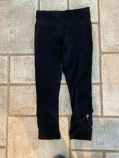 Lululemon Crop Leggings Size 4 black