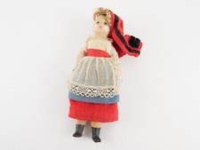 Puppe Riding Hood Rot K&ouml;rper IN Material Composite Anfang Xx&egrave;me 20,5 CM