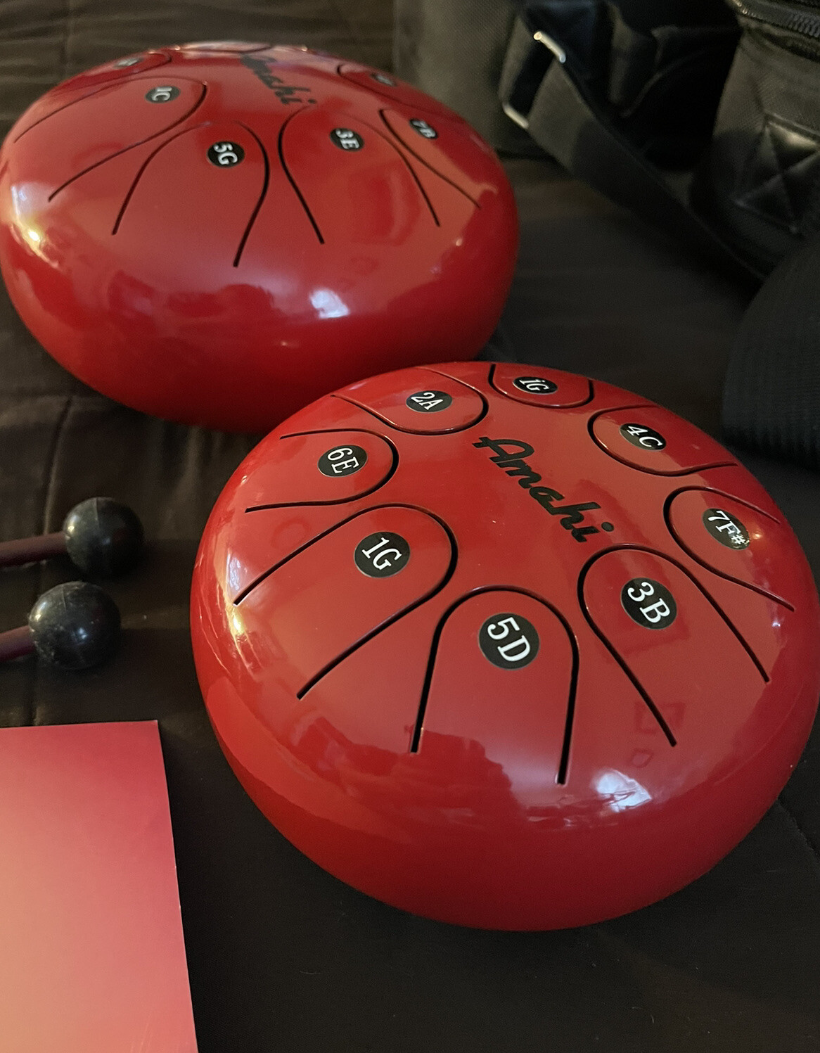 Steel TONGUE DRUMS 8" & 6" NEW great for church service bands