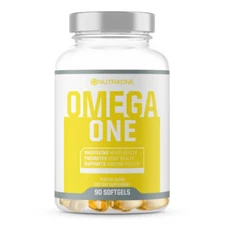 NUTRAONE NUTRITION OMEGA ONE Fish Oil Blend Heart & Joint Health 90 Softgels