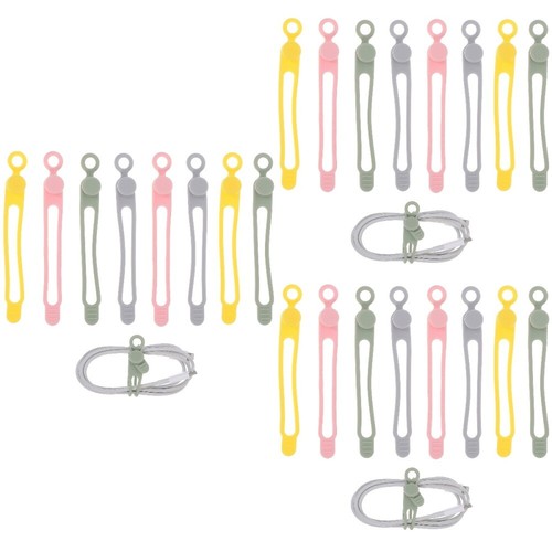 3 Pieces Drahthandlerkrawatten Kabel-Draht-Organizer Kabelbinder