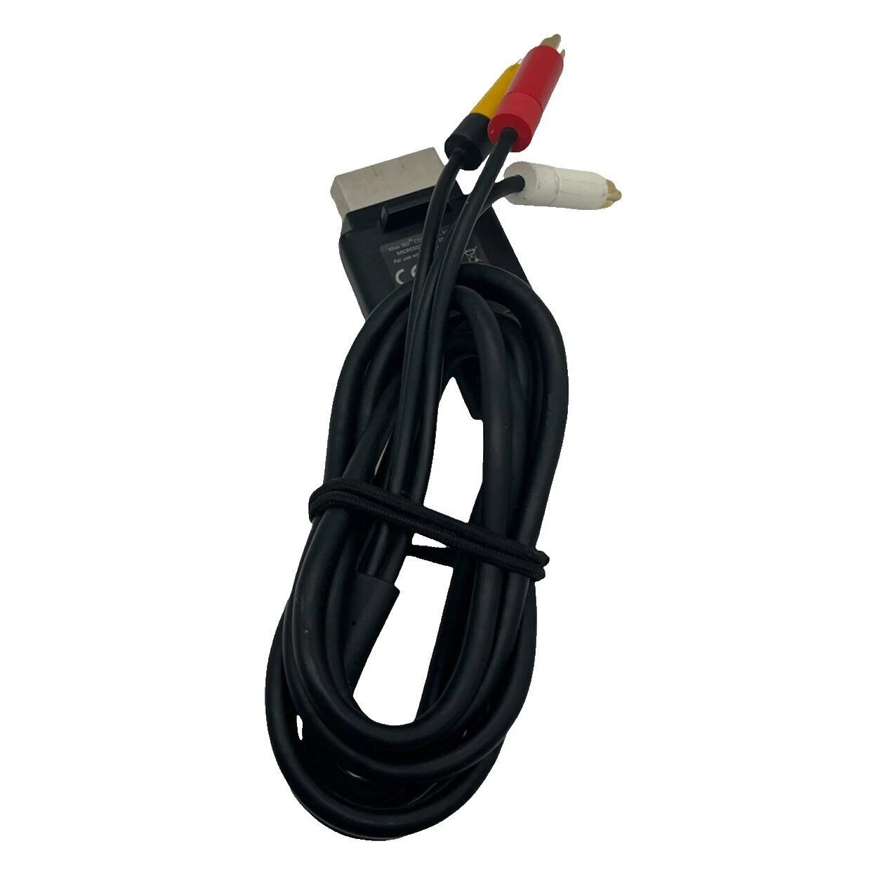 Black Microsoft Video Game AV Cables