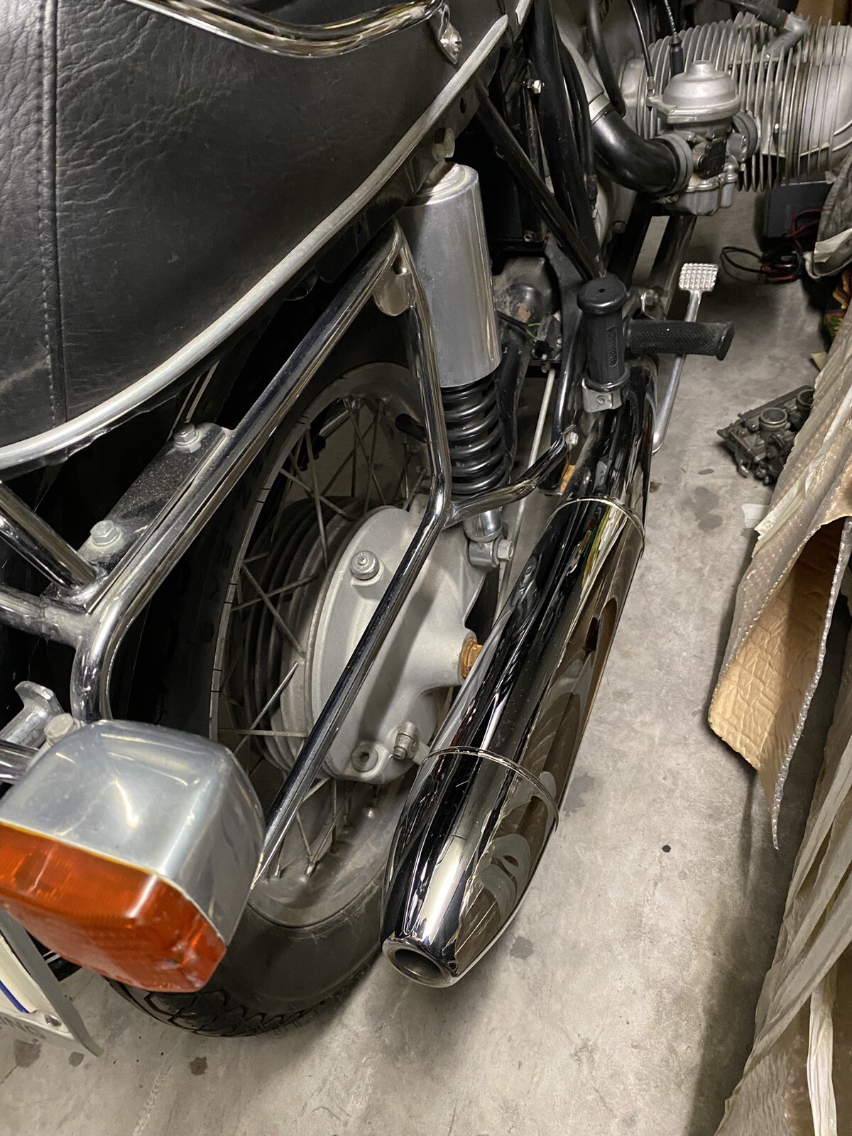 BMW R75/5 con accessori originali foto 4