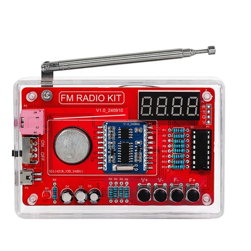 Hágalo usted mismo Digital RDA5807 Radio FM Electrónica 87-108MHZ Kit de Práctica de Soldadura Hágalo Usted Mismo EE. UU. - Imagen 9 de 17