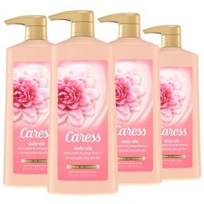 Caress Hydrating Body Wash with Pump Shower Gel For Soft, Silky Skin Daily